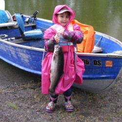 Little Girl with a 24" fish